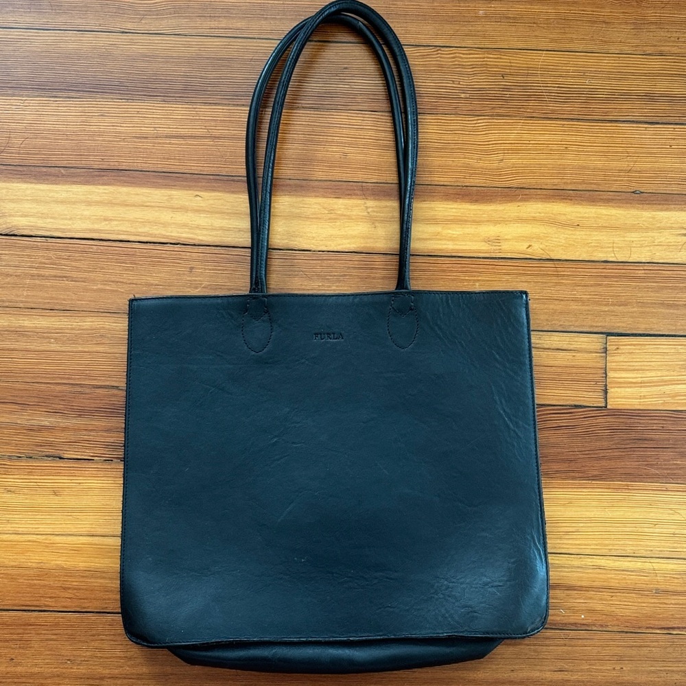 Furla Classic Black Tote Bag